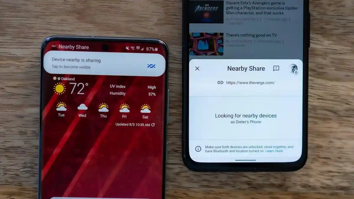 Google Sematkan Fitur Baru Nearby Share di Ponsel Android, Sudah Nongol di Ponsel Samsung