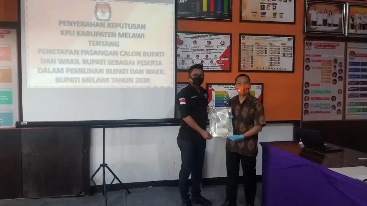 KPU Melawi Tetapkan Tiga Paslon Ikuti Pilkada 2020