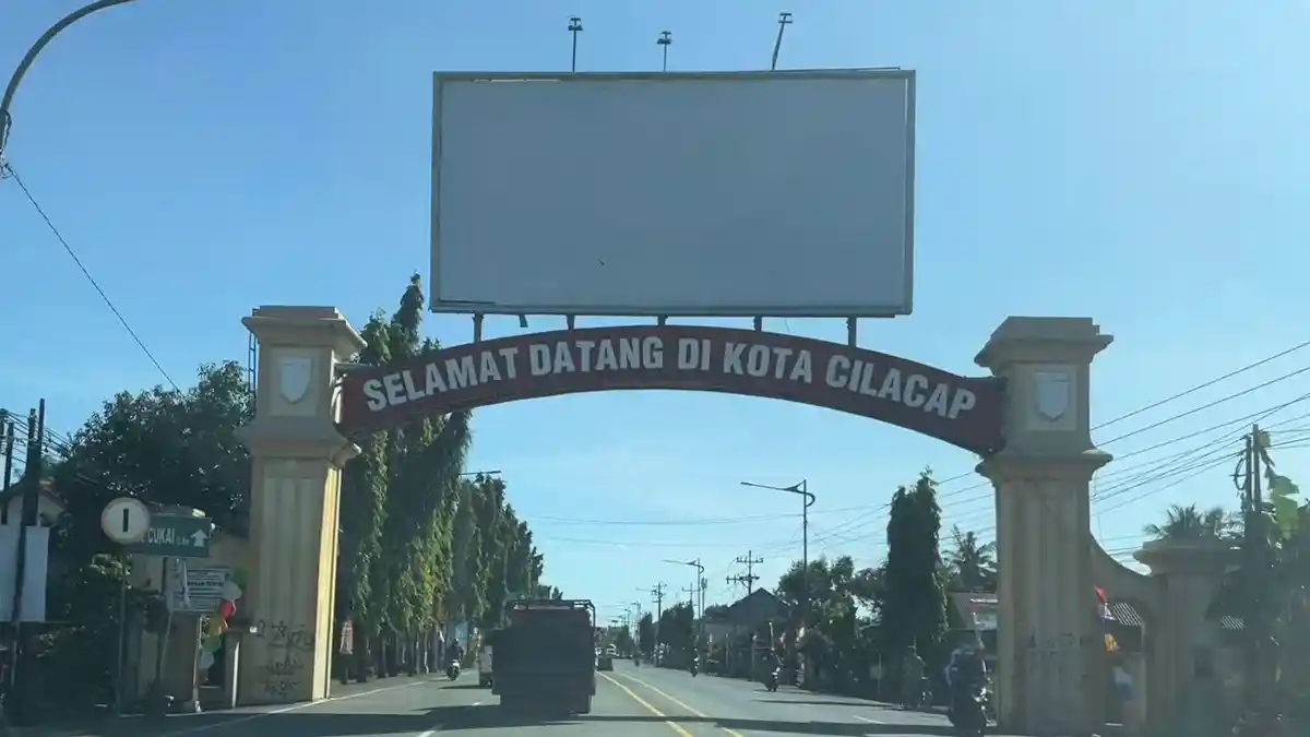 Gapura Selamat Datang Kota Cilacap Bakal Direvitalisasi pada 2026, Kabarnya Dapat Guyuran CSR