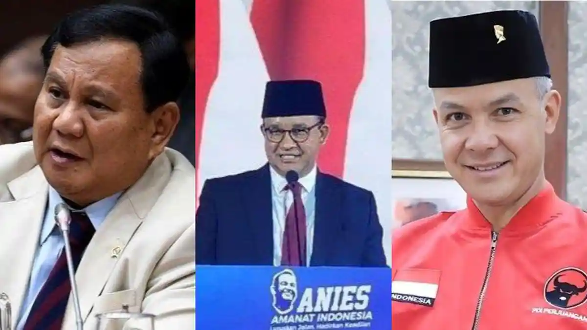 Prabowo Unggul di Survei Litbang Kompas, Beda Respon Anies dan Ganjar Tanggapi Elektabilitasnya