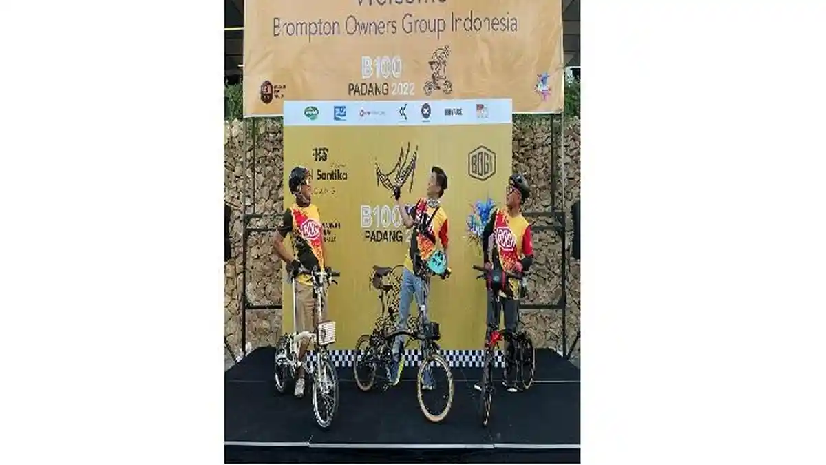 Hotel Santika Premiere Padang Jadi Tuan Rumah Event Brompton Owners Group Indonesia, Gowes 100 Km