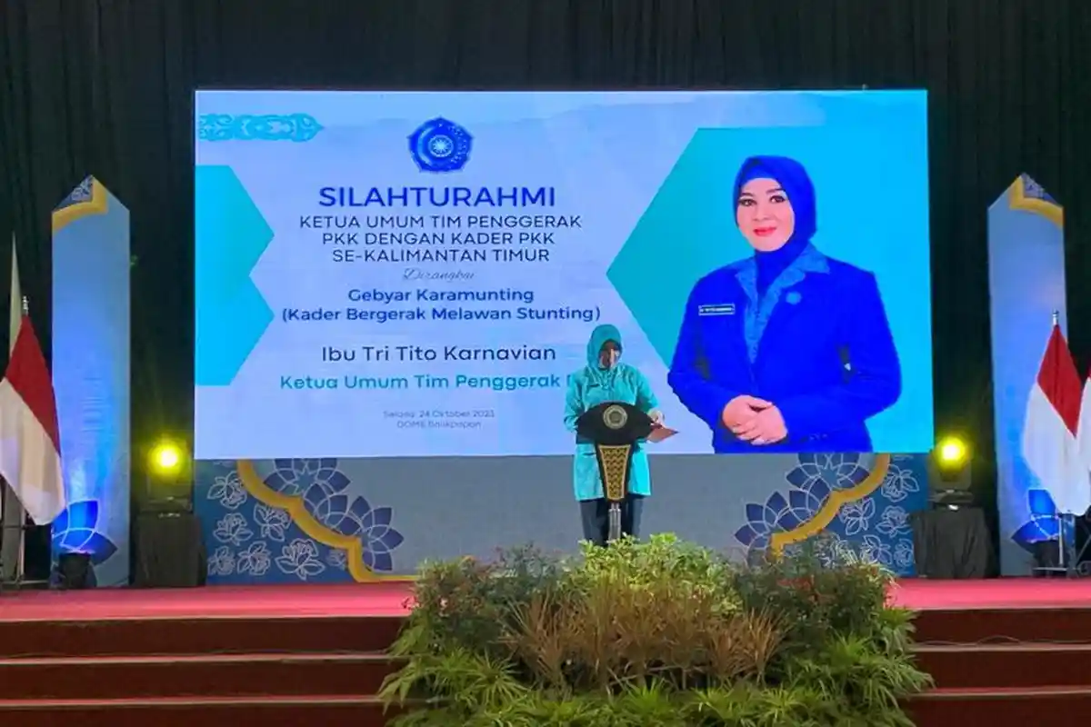 Silaturahmi TP PKK Pusat dengan Kader se-Kaltim, Tri Tito Karnavian Soroti Kasus Stunting