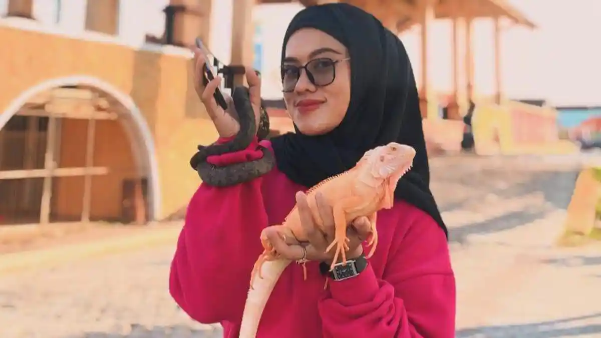 Serunya Ngabuburit di Karimun Sambil Edukasi Tentang Reptil