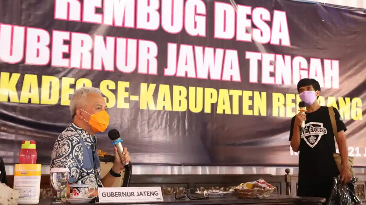 Kini Giliran Rembang Setelah Banjarnegara, Para Kades Curhat Persoalan Warga Kepada Ganjar