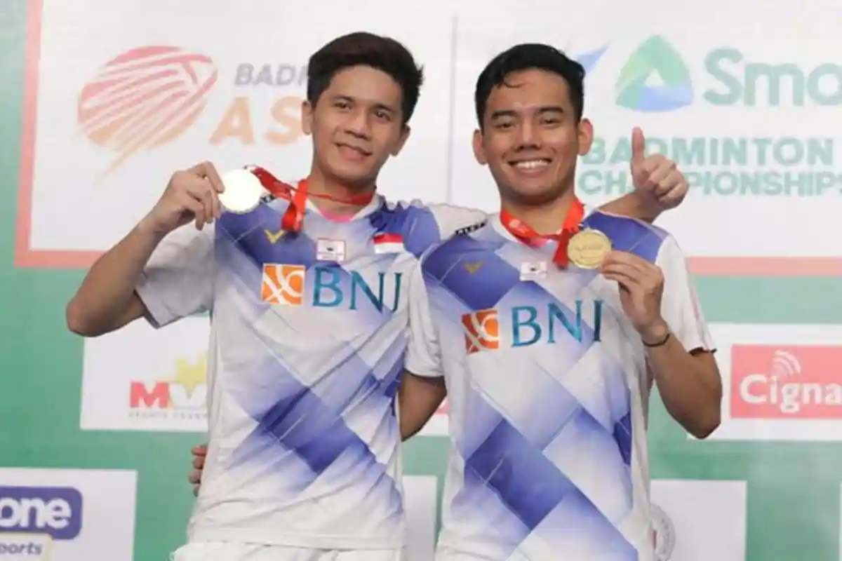 Pramudya/Yeremia Juara Ganda Putra Kejuaraan Asia 2022, Akhiri Puasa 7 Tahun Indonesia