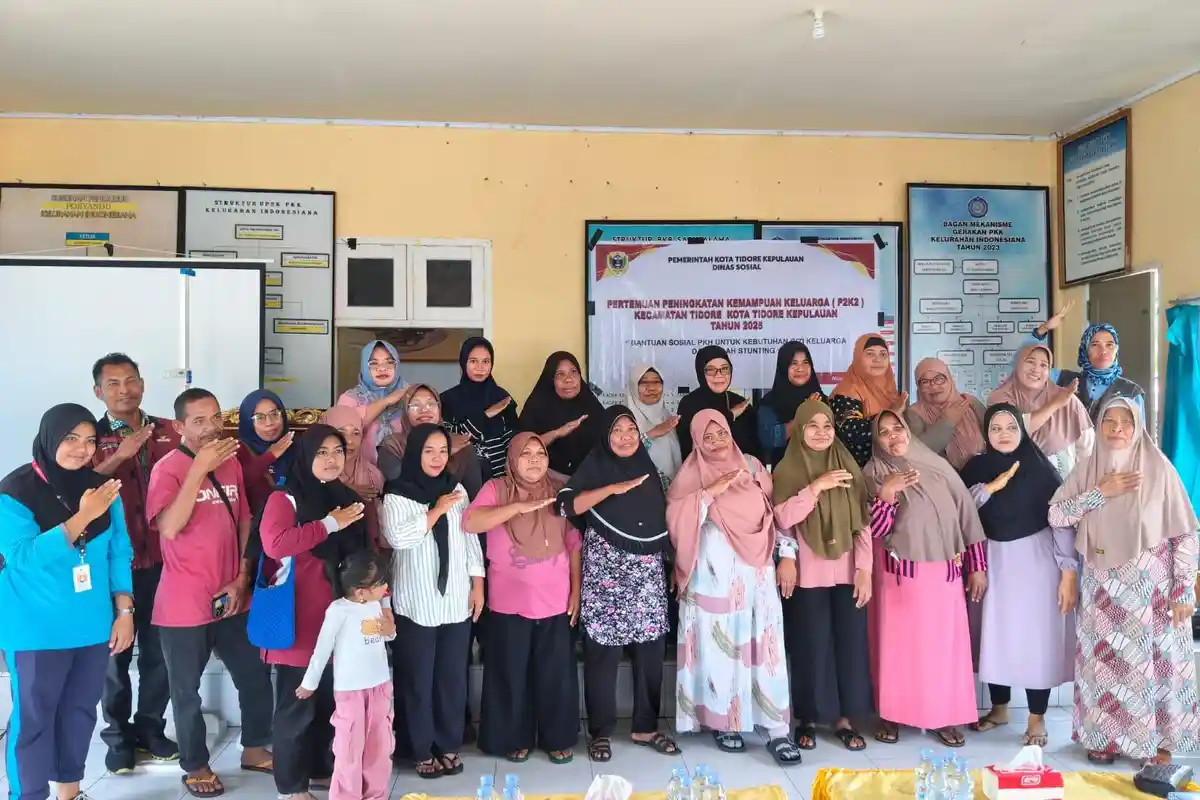 Dinas Sosial Tidore Tingkatkan Pemahaman Penerima PKH Lewat Sosialisasi P2K2