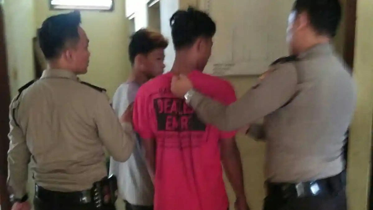 Kapolsek Pugung Ucapkan Kata-kata Bijak Usai Terima Pencuri yang Ditangkap Warga