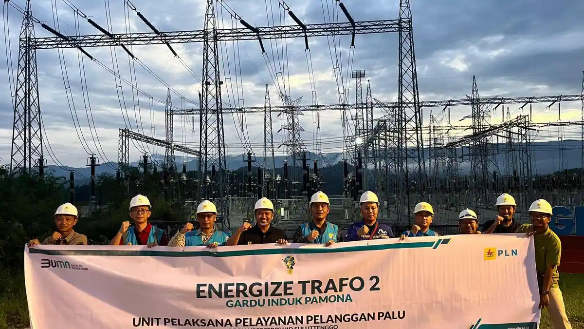 PLN UP3 Palu dan PLN UPT Palu Resmikan Pengoperasian Trafo 2 di GI Pamona
