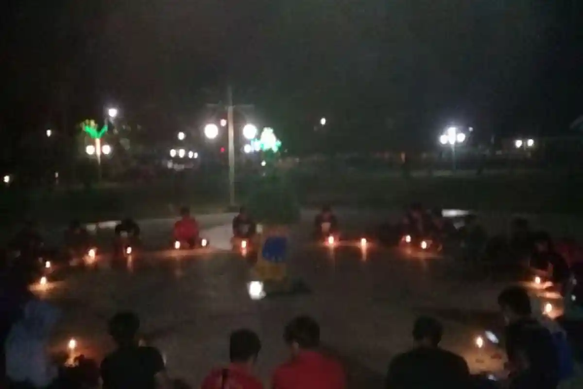 PMII KMB Pinrang 'Pesta' Puisi di Lasinrang Park