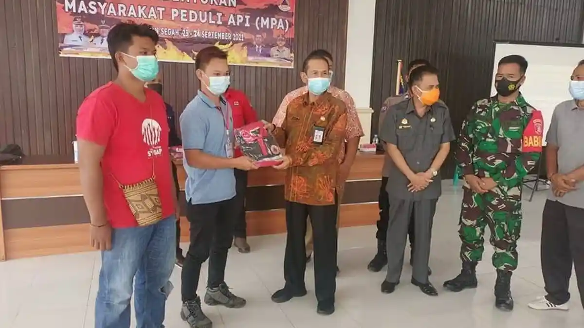 Warga Segah Berau Dapat Pembekalan Cegah Kebakaran Hutan dan Lahan