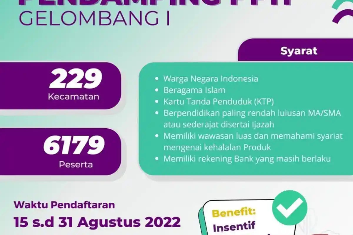 Pendidikan Minimal SMA dan Butuh 6.179 Orang, Kemenag Buka Lowongan Pendamping Proses Produk Halal