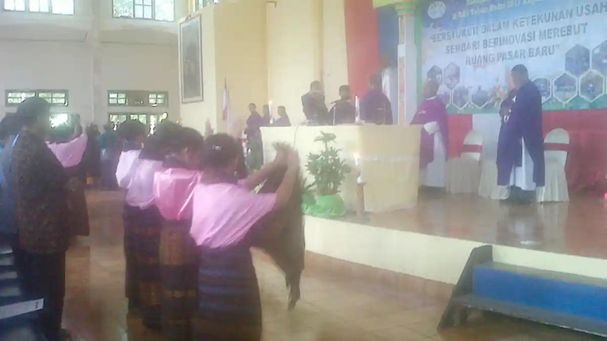 RAT Koperasi Serviam Diawali Dengan Misa Kudus