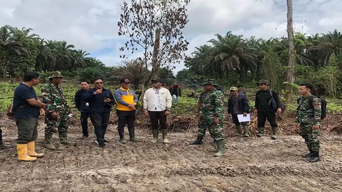 Dandim 1210/Landak Pastikan Program Cetak Sawah Berjalan Sesuai Rencana
