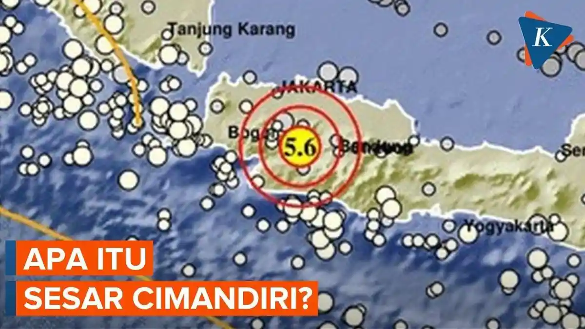 Mengenal Sesar Cimandiri dan Rentetan Gempa Besar yang Pernah Terjadi ...