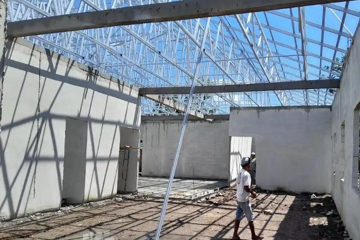 Dapur Umum Pogram Makan Bergizi Gratis Klaten Baru Dibangun, Target Kelar April