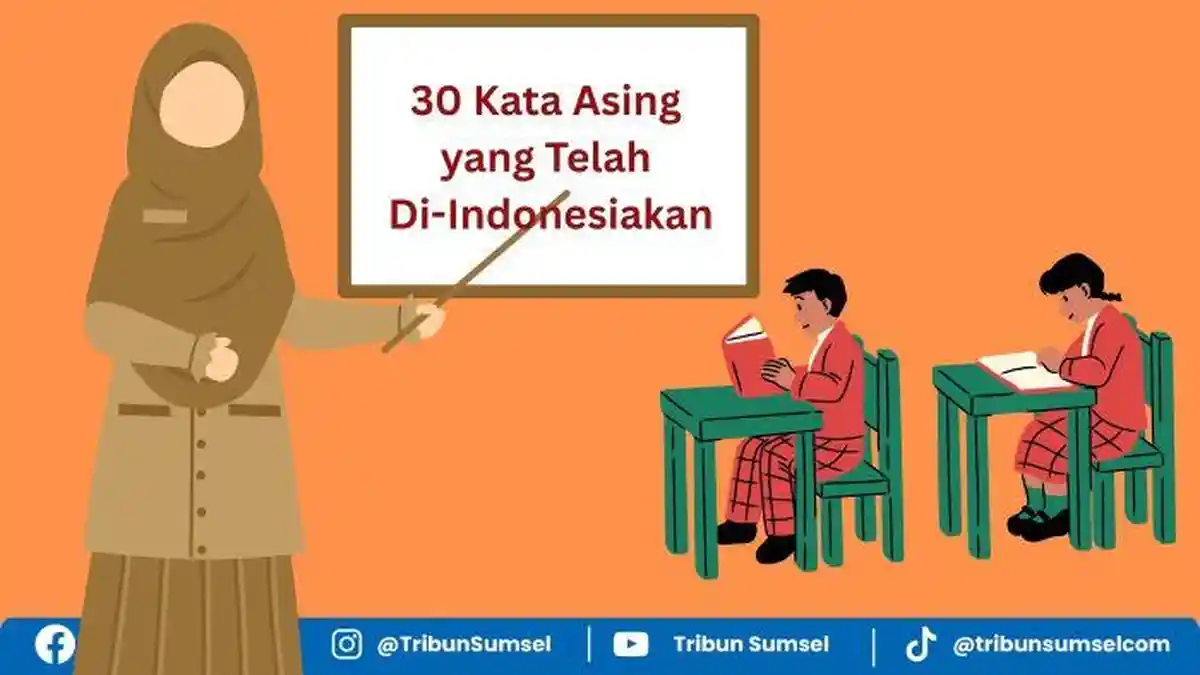 30 Kata Asing yang Telah Diindonesiakan, Lengkap Beserta Artinya, Ada Watermark hingga E-Commerce - Tribunsumsel.com