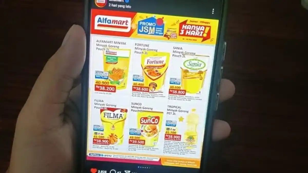 Harga Minyak Goreng Sunco 2 Liter hanya Rp 39.500 di Alfamart, Promo JSM Cuma Sampai Hari Ini!