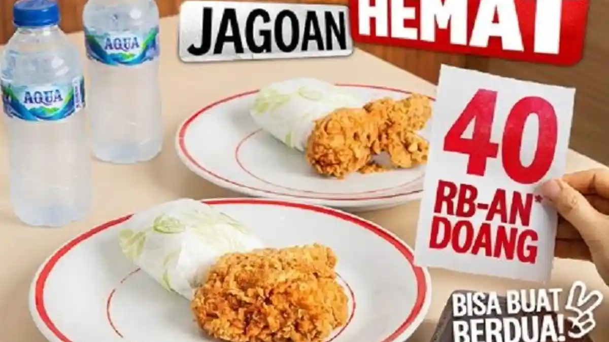 JUMAT SERU! Promo KFC Hari Ini 25 Agustus 2023 Kombo Hot Chili Chicken 2 Cuma Rp54 Ribuan⁠
