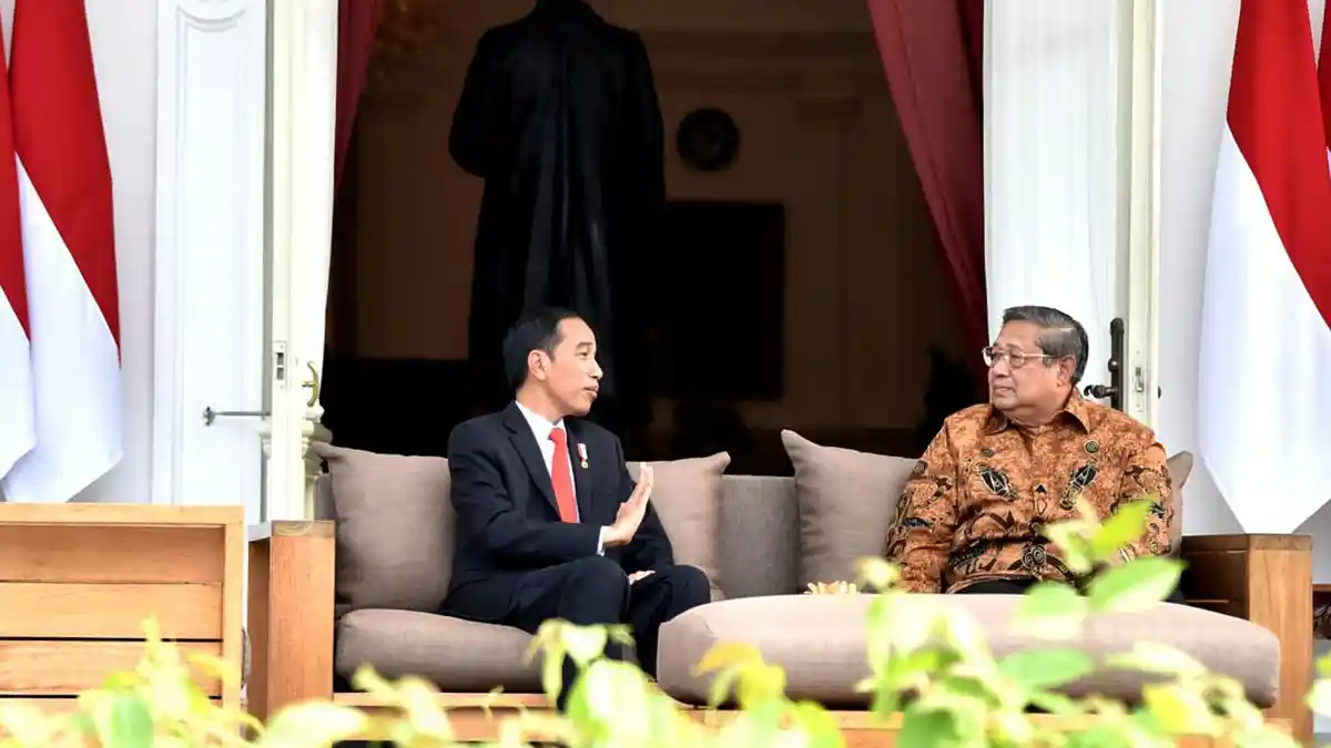 Bertemu Jokowi di Istana, SBY Singgung Pertemuan Lukas Enembe dengan Kepala BIN