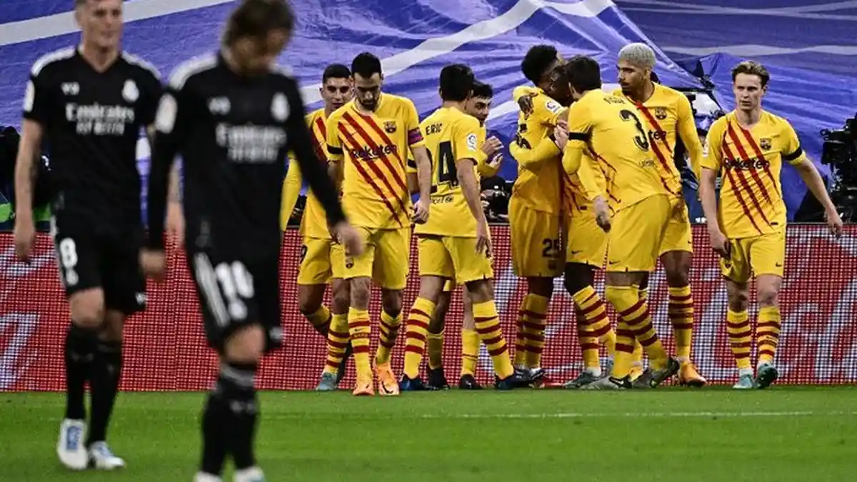 Hasil El Clasico Semalam, Real Madrid Dipermalukan di Kandang Sendiri 4-0, Aubameyang Cetak Brace