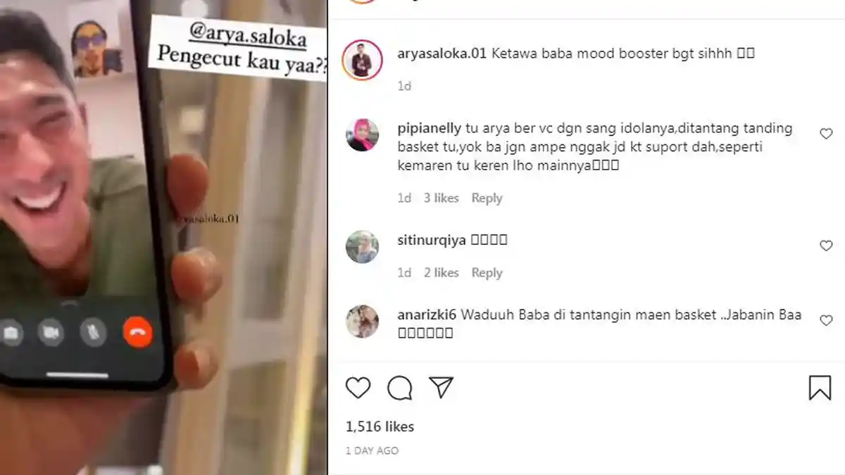 Arya Saloka Tolak Tantangan Tanding Basket, Denny Sumargo: Pengecut Kau Ya