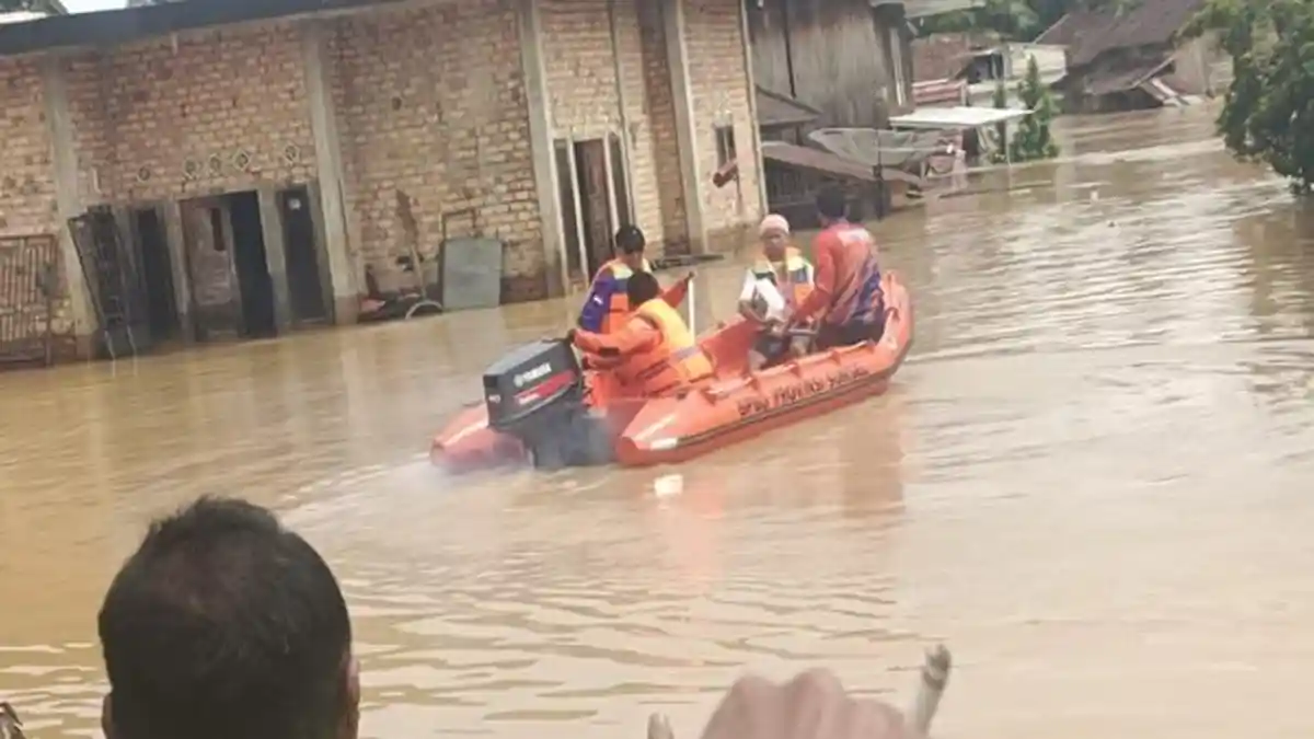 Banjir Muratara Rendam 2.867 Rumah, 5 Jembatan Gantung Putus, Berpotensi Terus Meluas