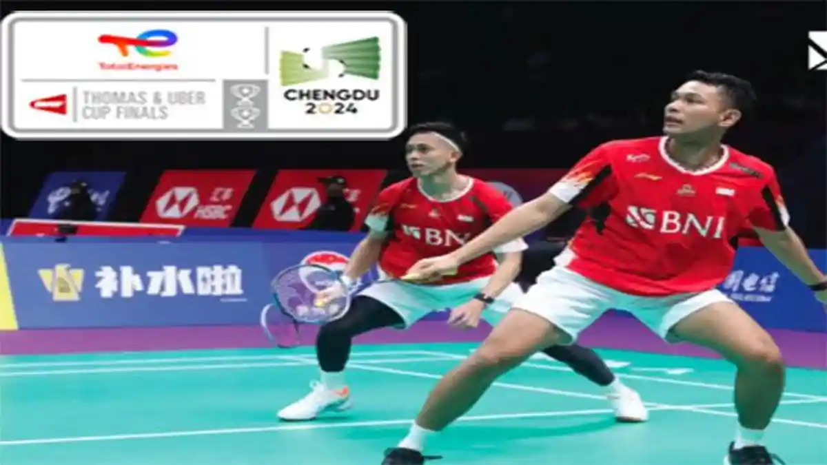 Hasil Semifinal Piala Thomas 2024 Fajar/Rian Vs Lee Yang/Wang Chi-Lin Alot, Indonesia Ungguli Taiwan