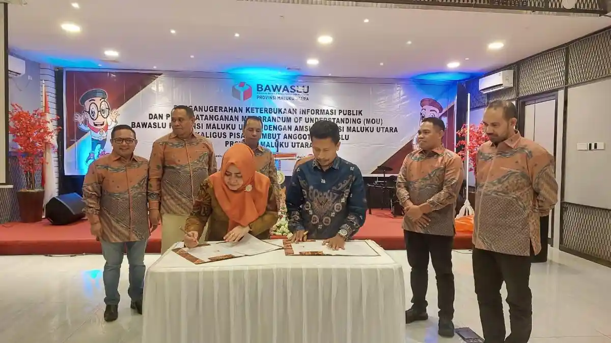 Bawaslu Maluku Utara dan AMSI Bersinergi Cek Fakta Pemilu 2024