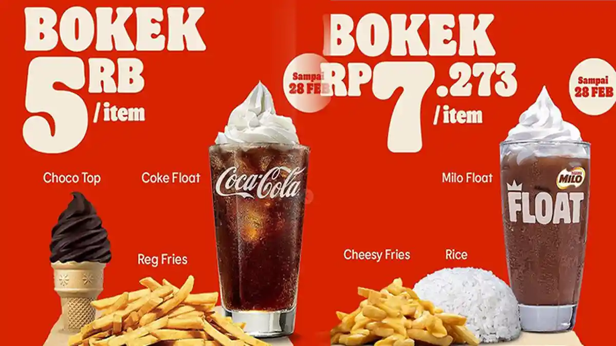 PROMO Makanan Mulai 5 Ribuan Hingga 10 Ribuan, Ada di KFC, Bread Talk & Burger King
