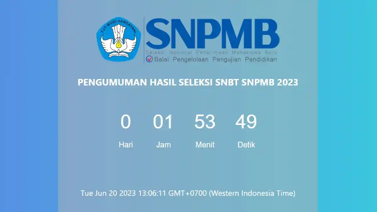 Link Pengumuman UTBK SNBT 2023 pengumuman-snbt-snpmb.bppp.kemdikbud.go.id, Hari Ini Jam 15.00 WIB