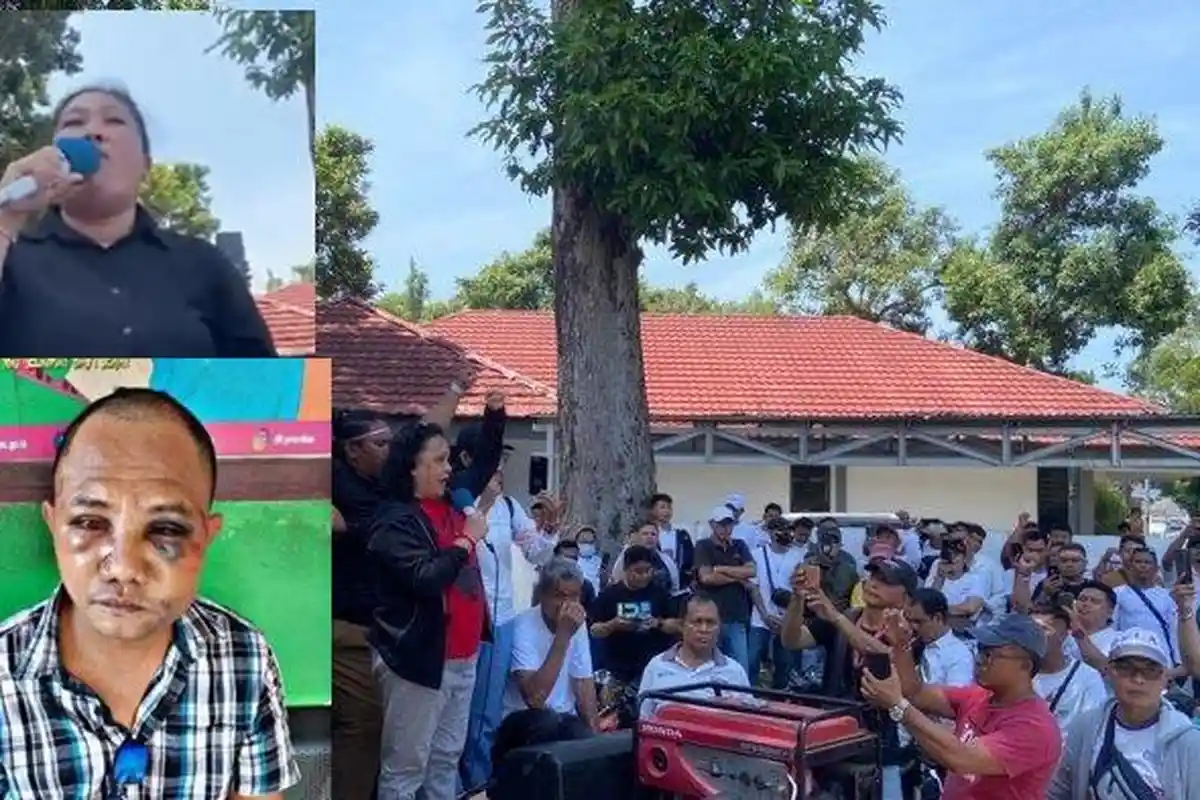 Ratusan Warga Demo di Pangkalan Utama TNI AL VIII Manado, Tuntut Keadilan untuk 4 ABK Kapal