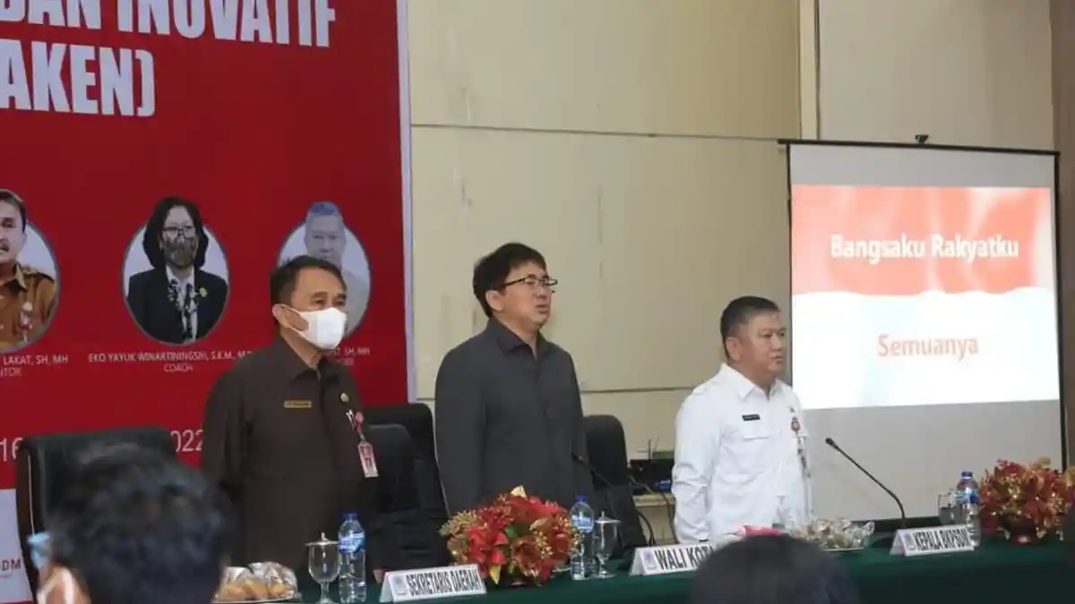Andrei Angouw Buka Pelatihan Kepemimpinan BKPSDM Manado Sulawesi Utara
