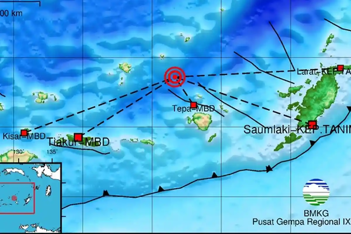 Gempa Guncang Wilayah Indonesia Rabu 13 April 2022, Baru Saja Terjadi di Laut, Berikut Info BMKG