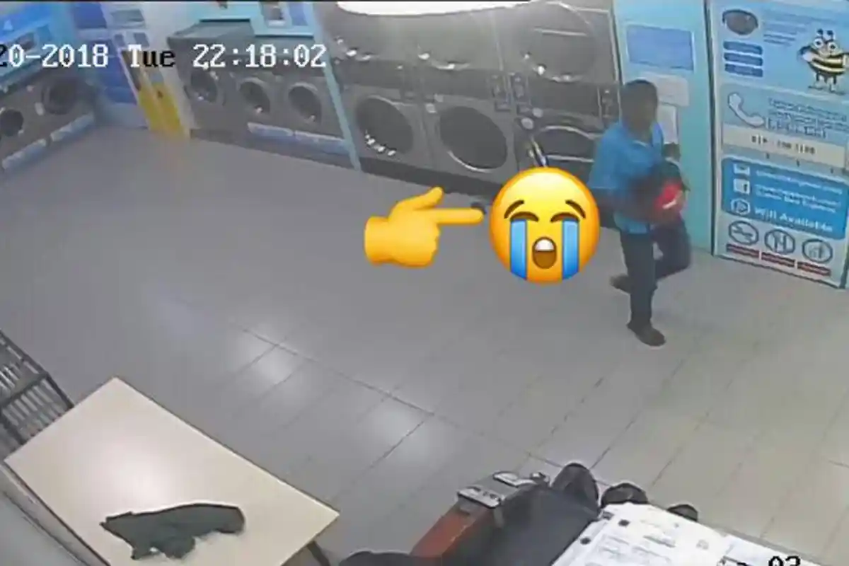 Pria Curi Celana Dalam di Tempat Laundry Koin Terekam CCTV, Wanita Ini Pertanyakan Motifnya
