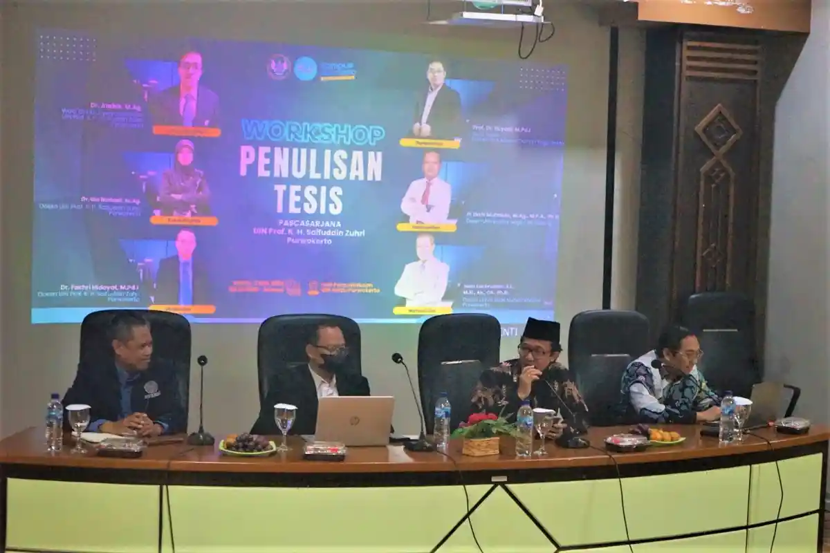 Gelar Workshop Penulisan Tesis, Pascasarjana UIN Saizu Ingin Mahasiswa Lulus Tepat Waktu