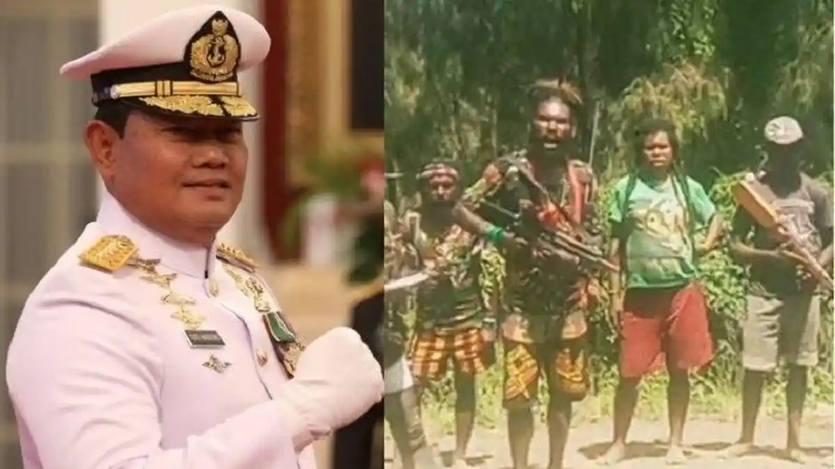Ultimatum Panglima TNI Laksamana Yudo Margono soal KKB Papua, Kapuspen: Tegas, Tidak Usah Ragu-Ragu