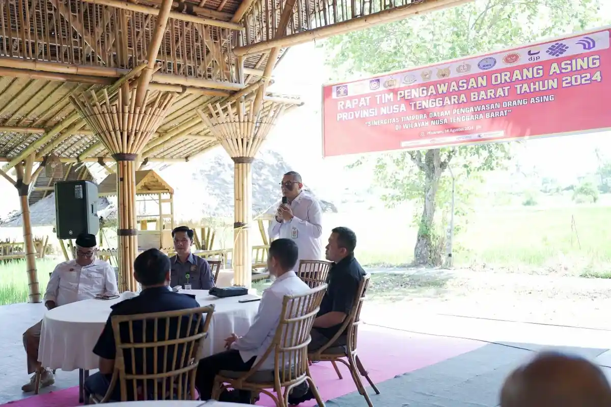 Tingkatkan Pengawasan Orang Asing, Kemenkumham NTB Gelar Rapat Timpora