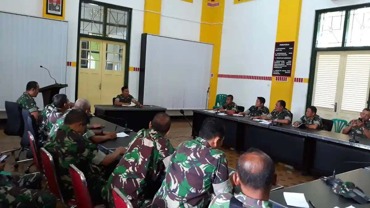 Letkol Rudi Pimpin Rapat Persiapan Kegiatan TMMD ke-101