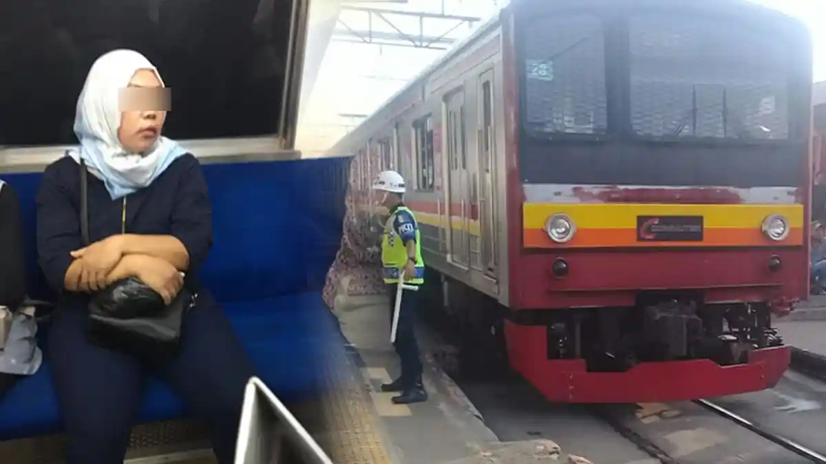 Emak-emak Nyinyir & Berkata Kasar, Suruh Pria Ini Berdiri Saat di KRL, Begini Reaksi Seisi Gerbong