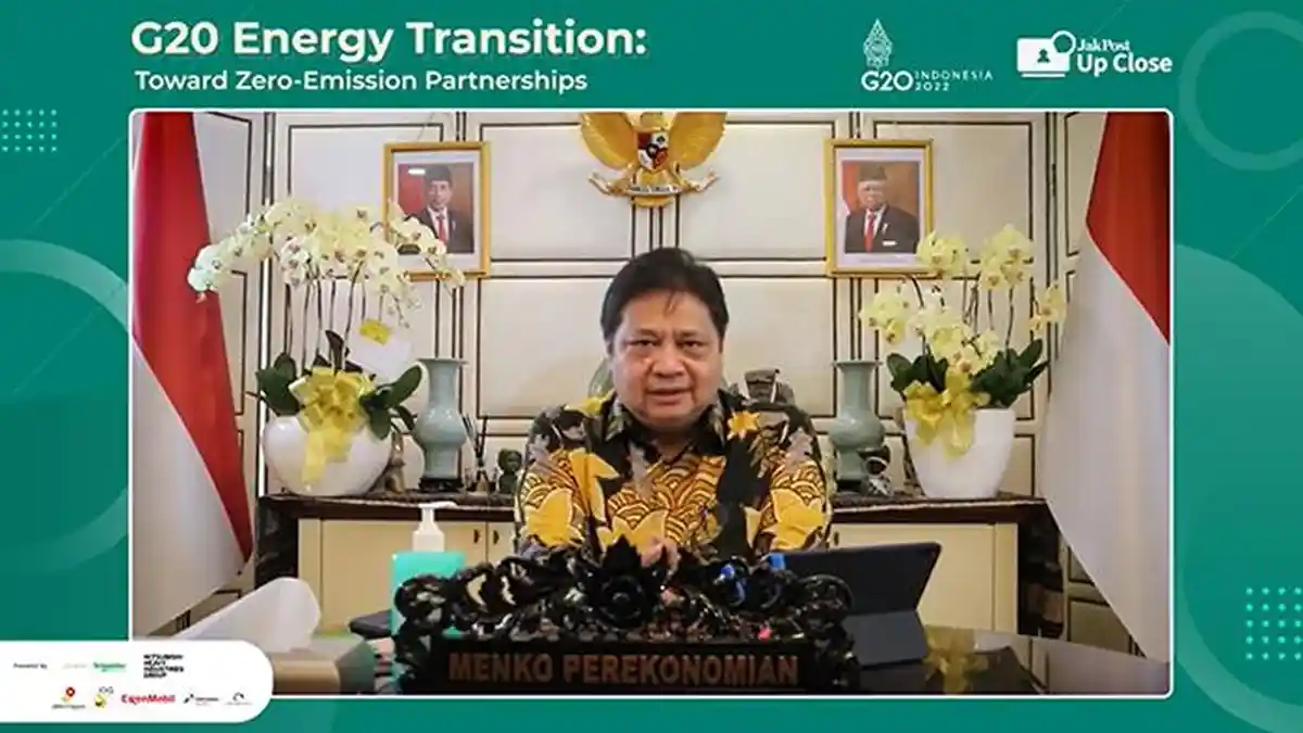 Menko Airlangga: Indonesia Berada di Posisi Sentral Pengaturan Transisi Energi