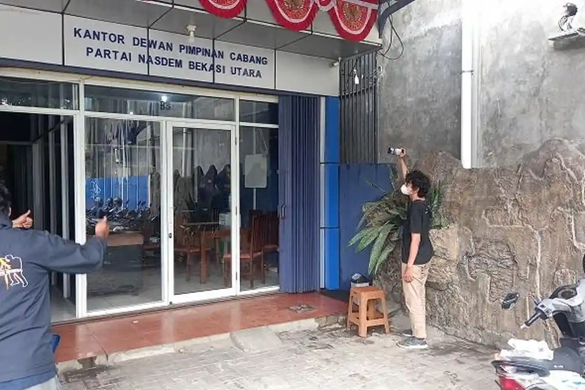 Kantor DPC Partai Nasdem Bekasi Utara Dibobol Maling, Uang Ratusan Juta Raib