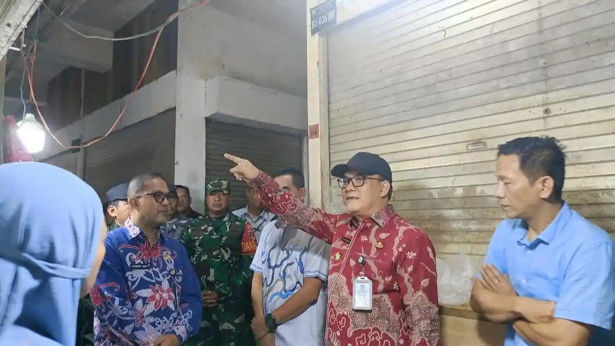 Wawali Bagus Susetyo Temukan Banyak Lapak Kosong di Pasar Pandansari Balikpapan Kaltim