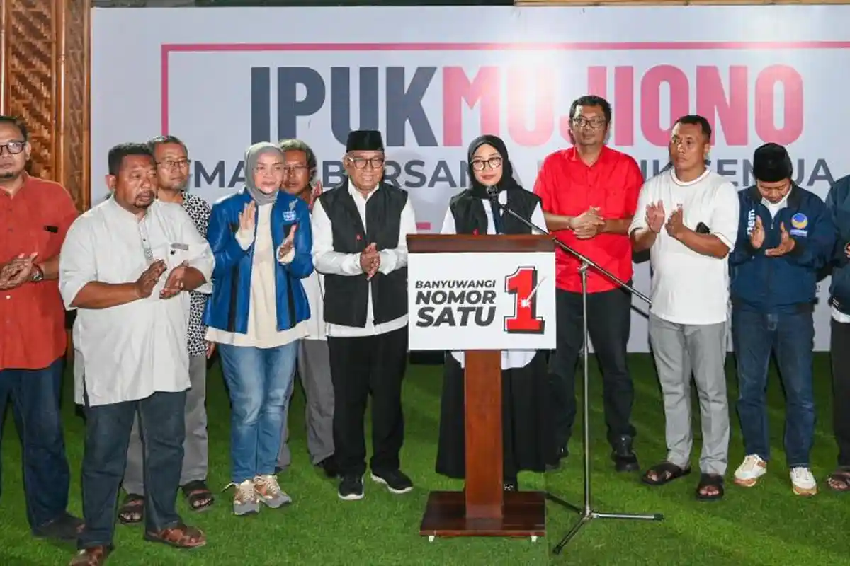 Tak Ada Lagi Kubu 01 dan 02, Ipuk-Mujiono Ajak Masyarakat Bersatu Bangun Banyuwangi