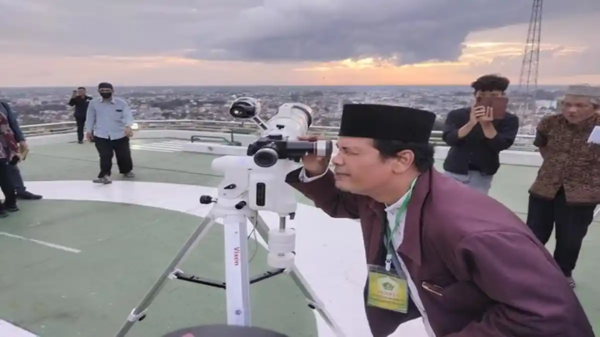 Pemantauan Hilal di Palembang Terkendala Cuaca, 1 Ramadhan 1445 H Diperkirakan Jatuh Hari Selasa