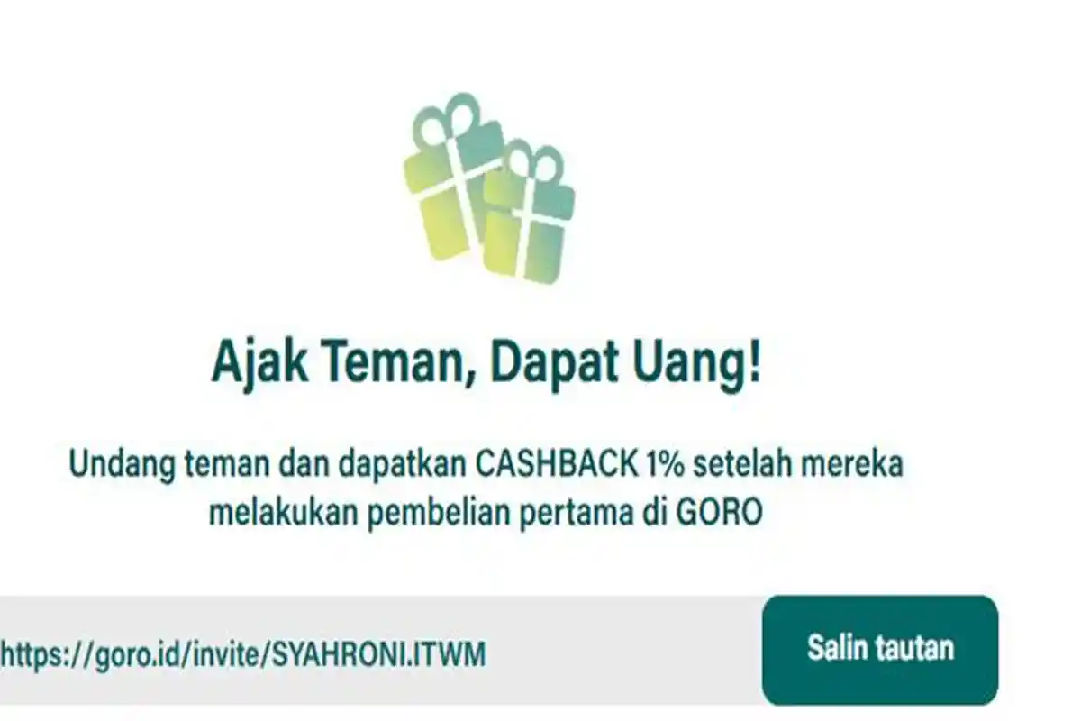 BAGAIMANA CARA Daftar Akun GORO dan Apakah Investasi GORO Aman Terdaftar Resmi Lengkap Kode Undangan