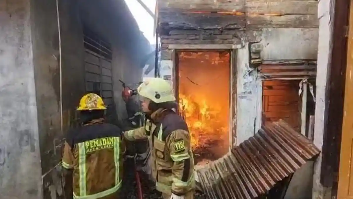 Total 2 Rumah yang Terbakar di Medan Area