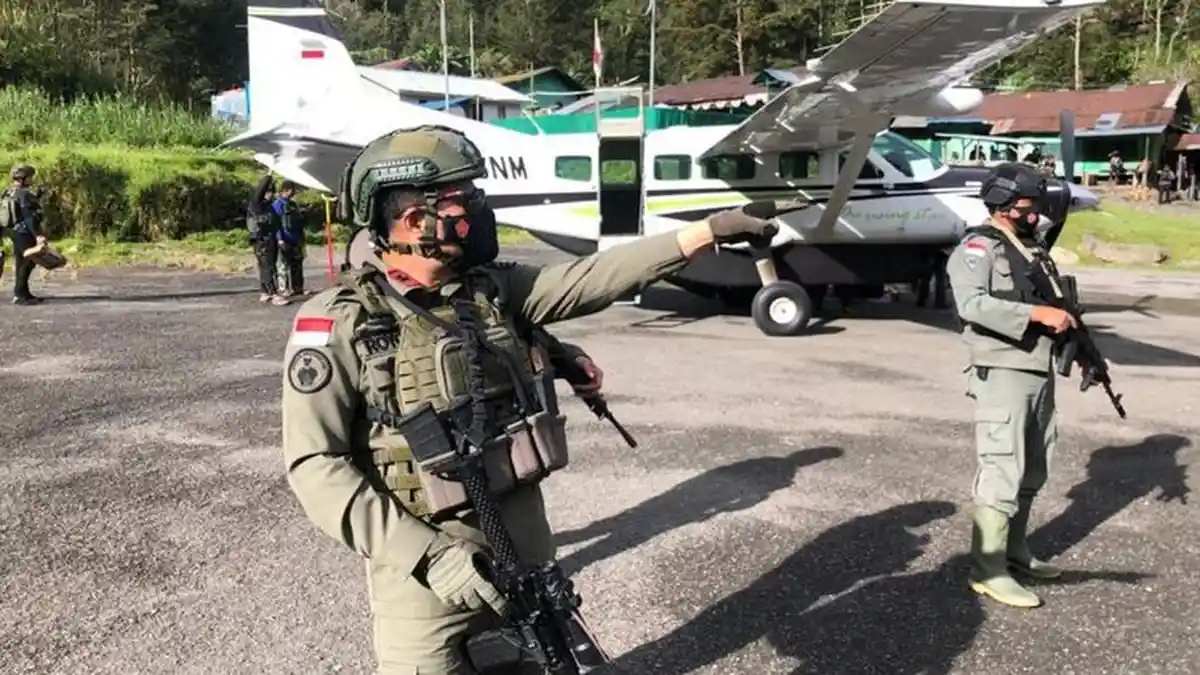 KKB Papua Kembali Berulah, Serang Empat Aparat, Dua Dikabarkan Hilang