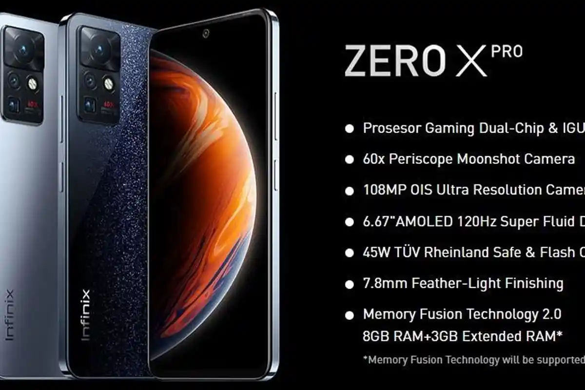 Infinix Zero X Pro: Harga Rp 4 Jutaan, Ada Kamera Periscope, Dapat Bundling TWS