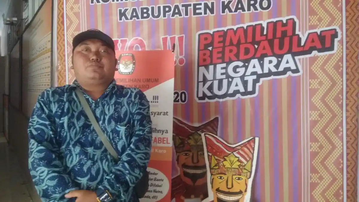 Rikardo Sitepu, Korban Erupsi Gunung Sinabung Yang Sukses Jadi Komisioner KPUD Karo