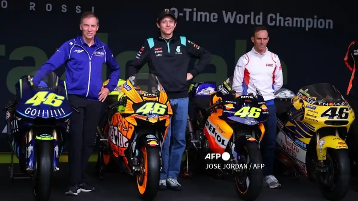 MOTOGP Valentino Rossi Balapan Terakhir! Cek Live Update Hasil FP1 MotoGP Valencia 2021 Hari Ini